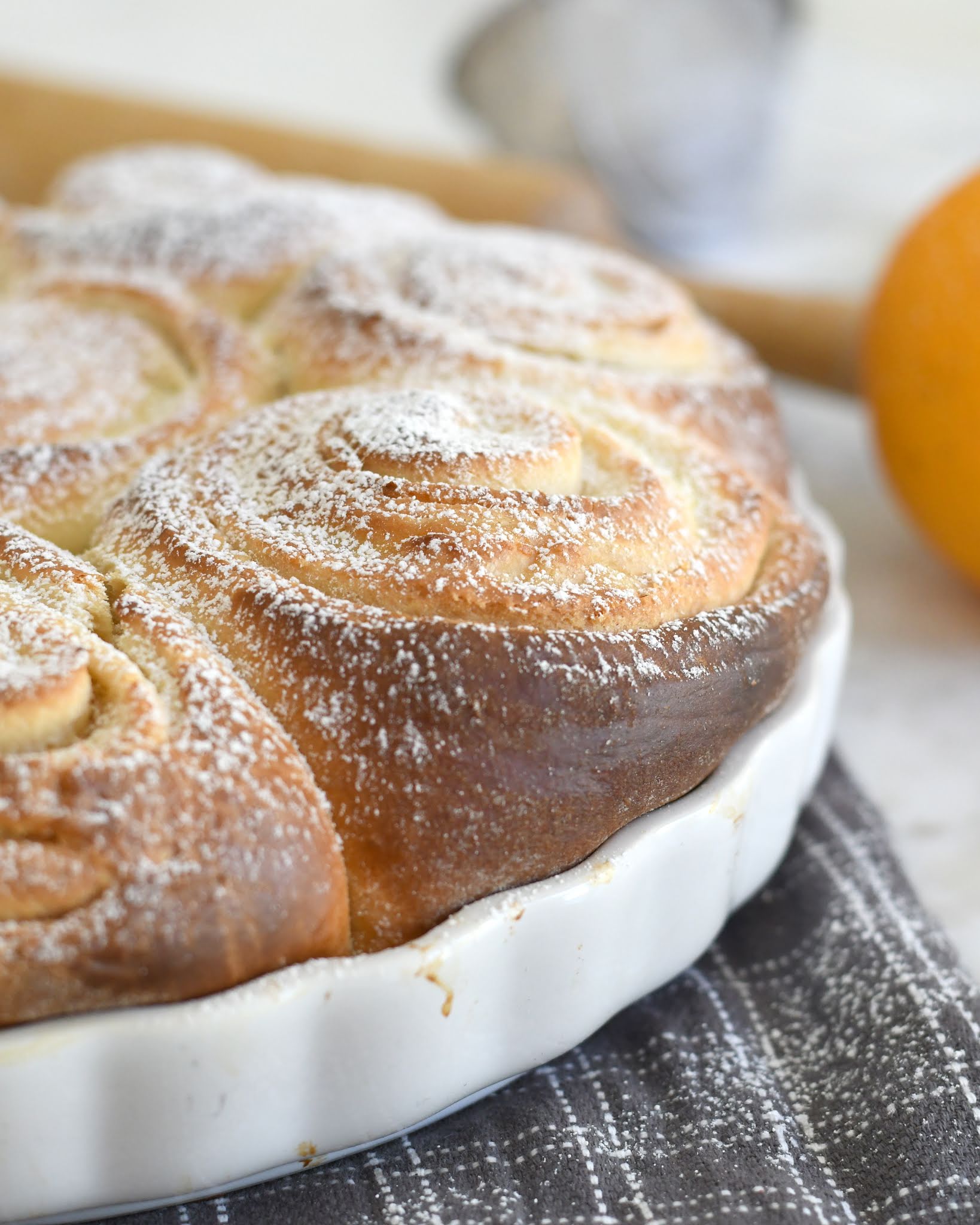 Make it a breakfast to remember with one of these fragrant and soft brioche roll filled with custard cream