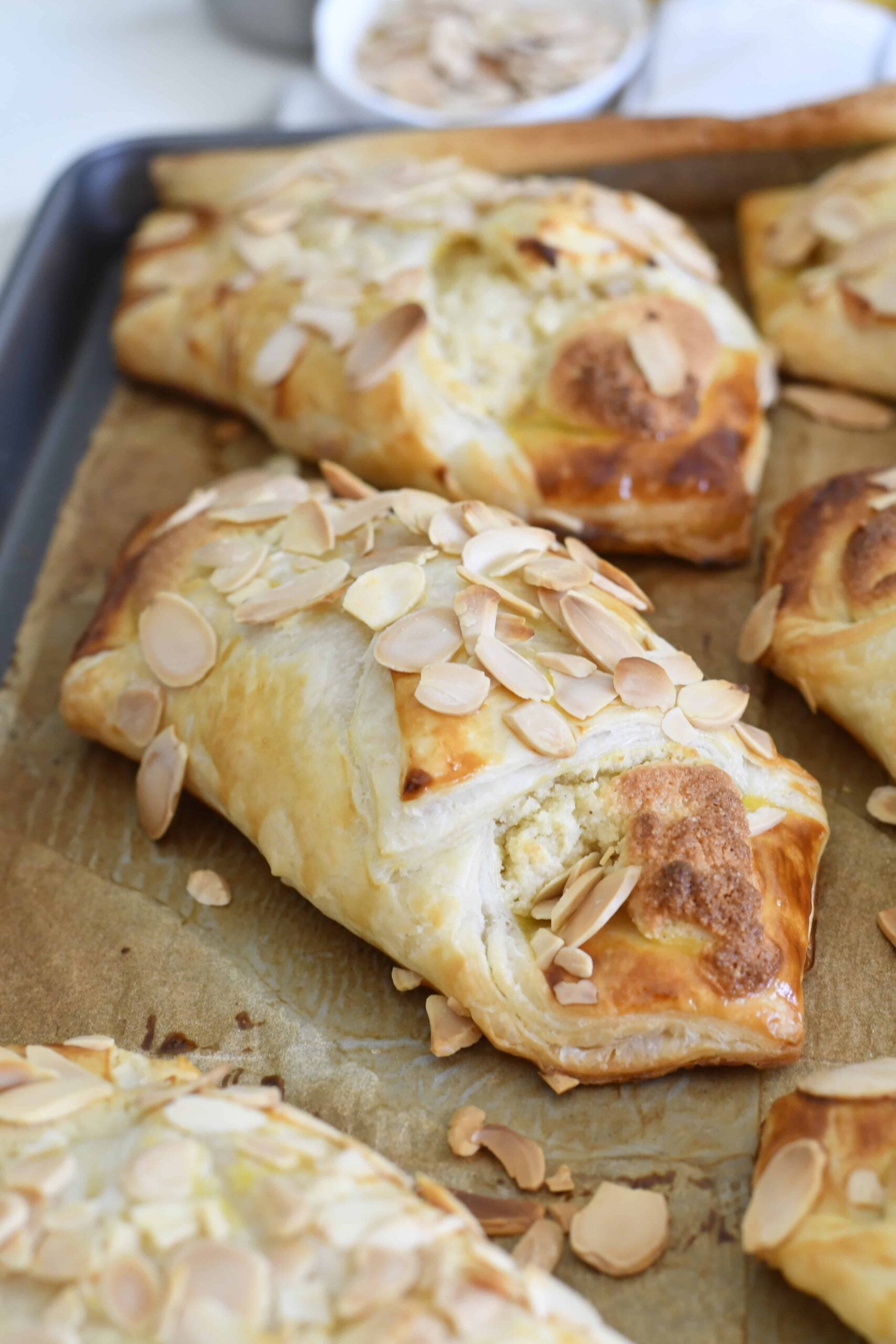 Flaky Almond Frangipane Puff Pastries