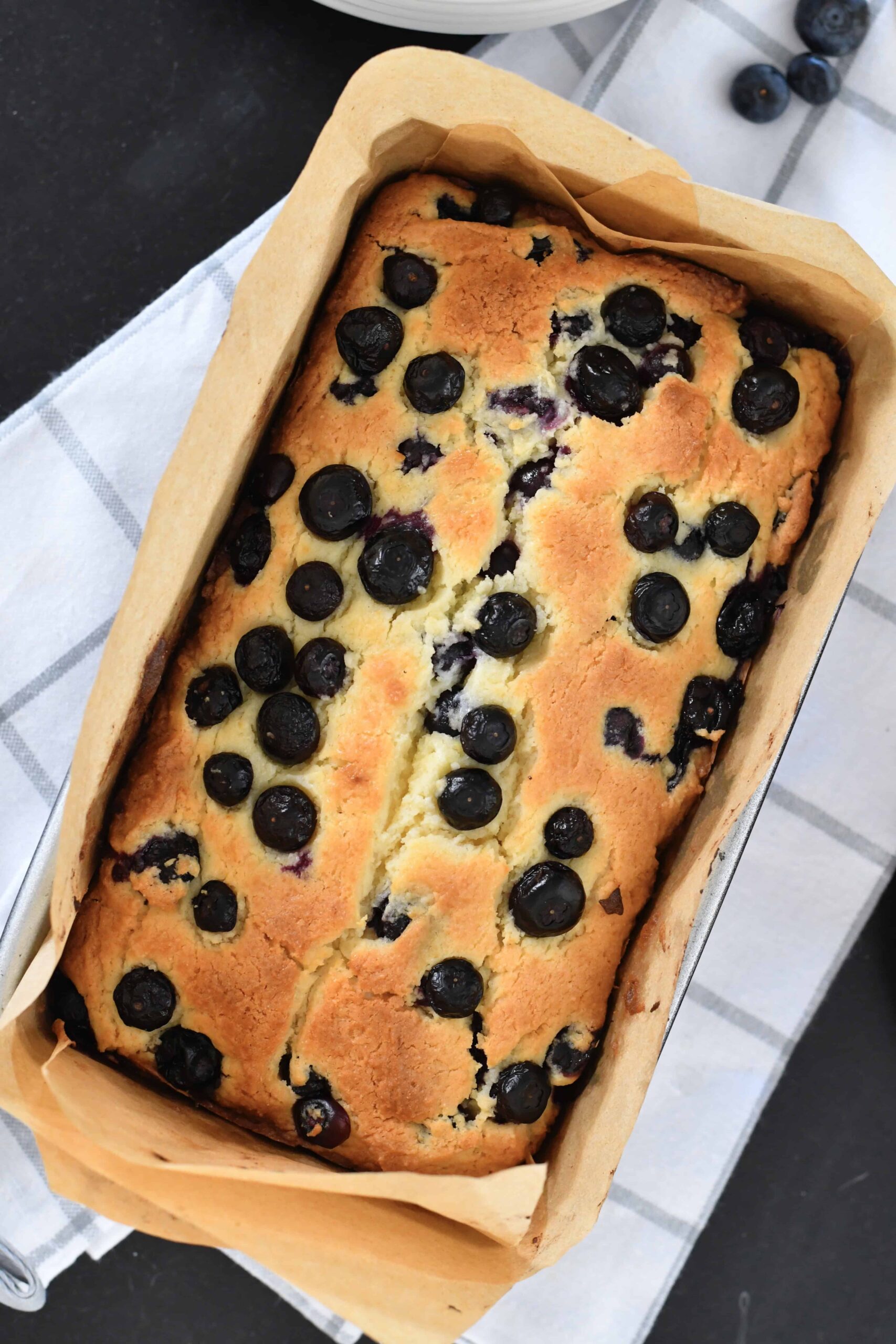 Gluten-Free Blueberry Lemon Loaf Cake