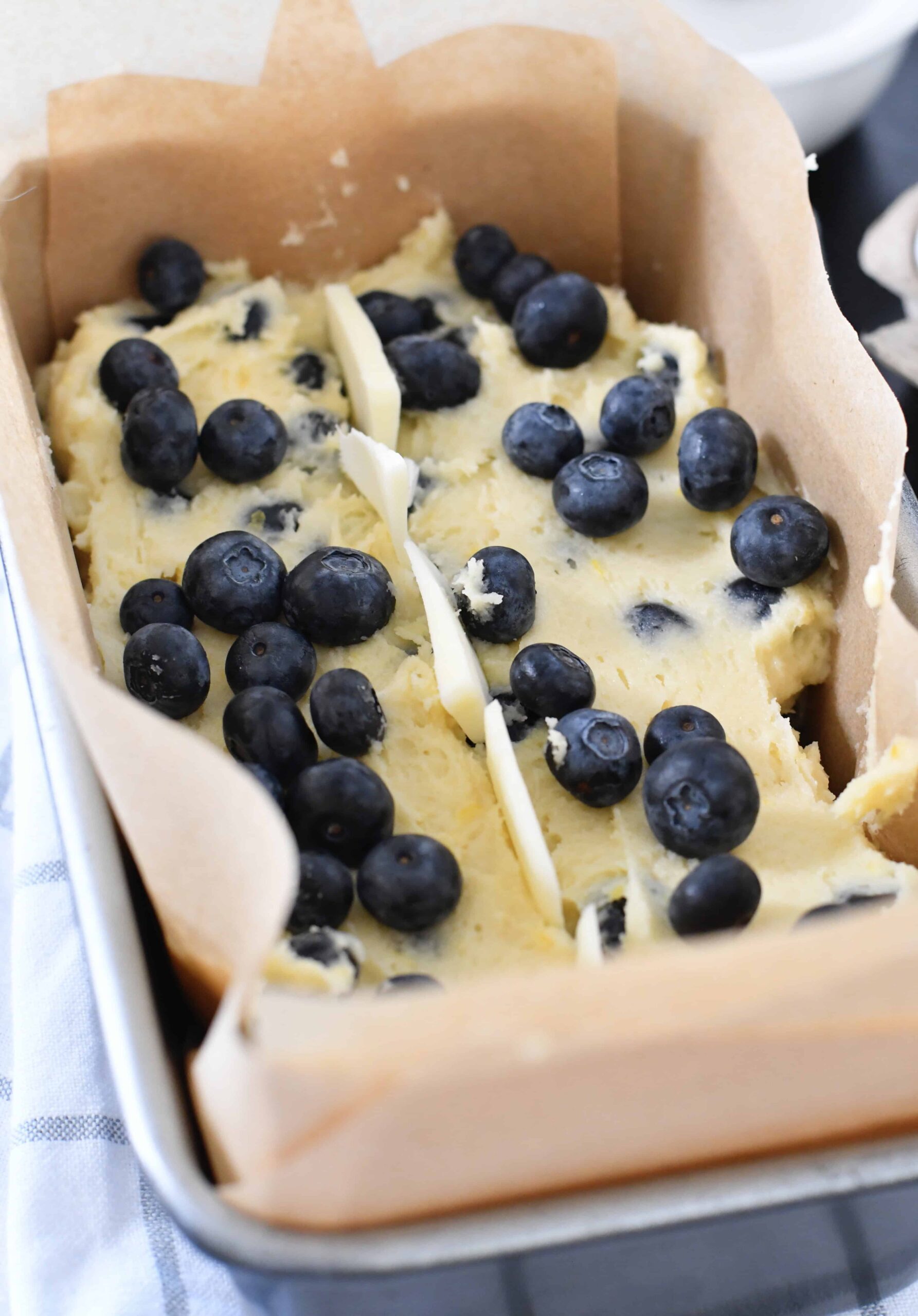 Gluten-Free Blueberry Lemon Loaf Cake