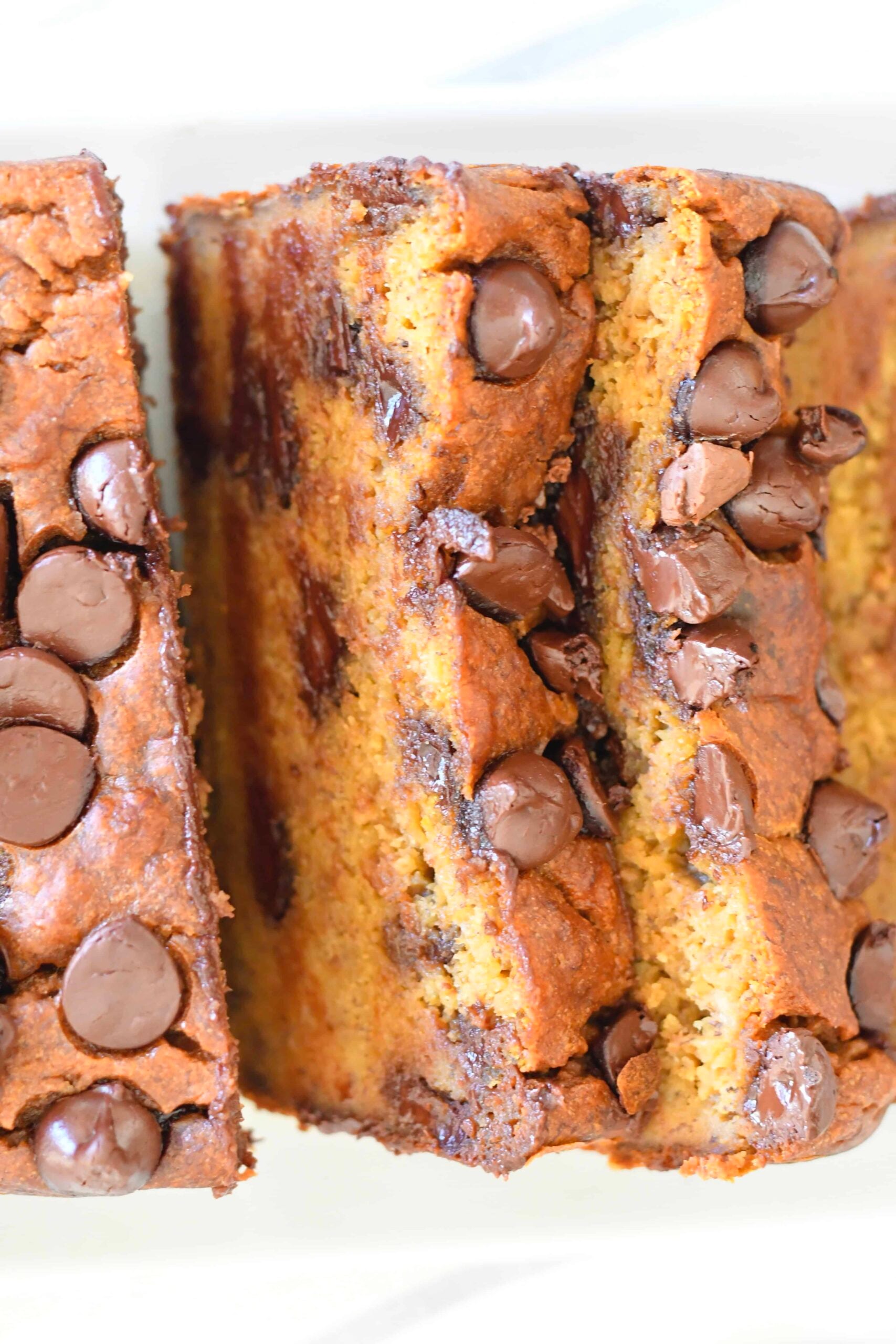 Pumpkin Banana Bread with Chocolate Chips