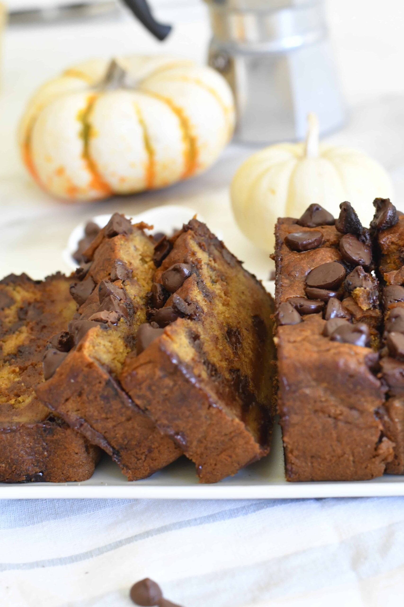 Pumpkin Banana Bread with Chocolate Chips