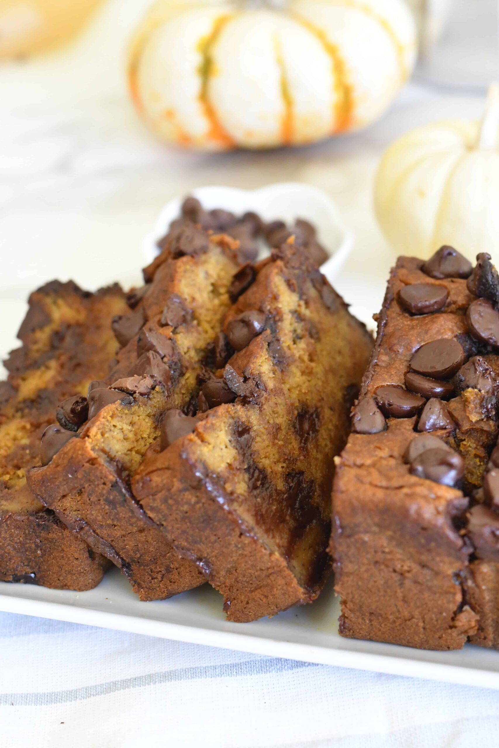 Pumpkin Banana Bread with Chocolate Chips