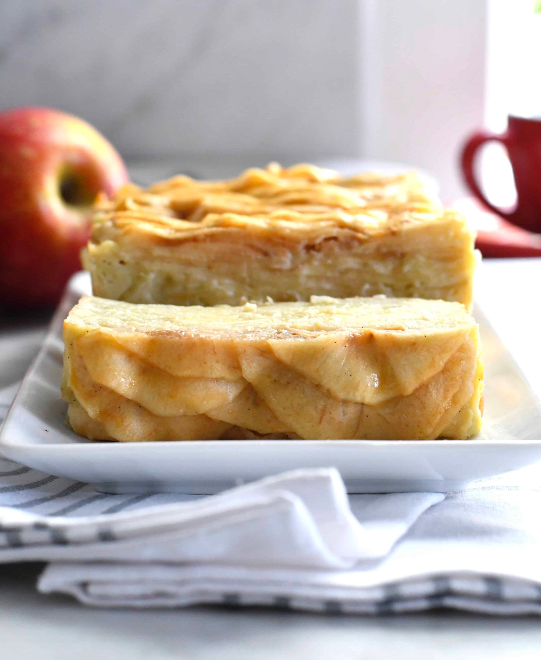 Invisible Apple Loaf Cake