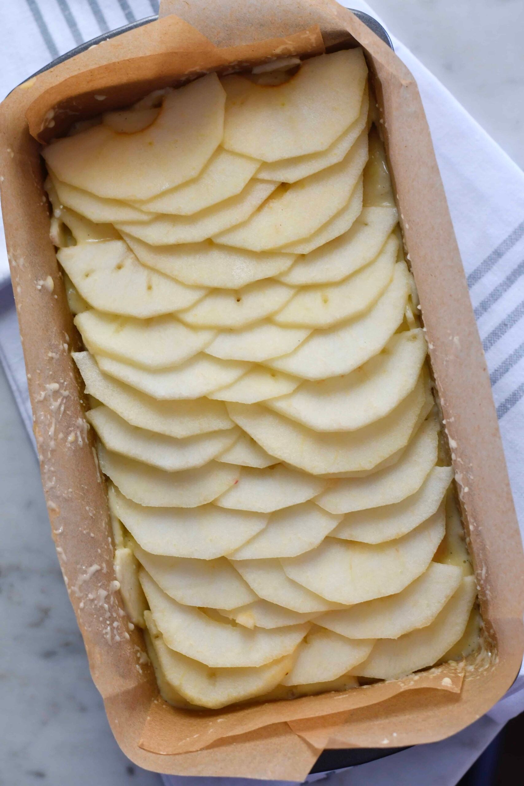 Invisible Apple Loaf Cake