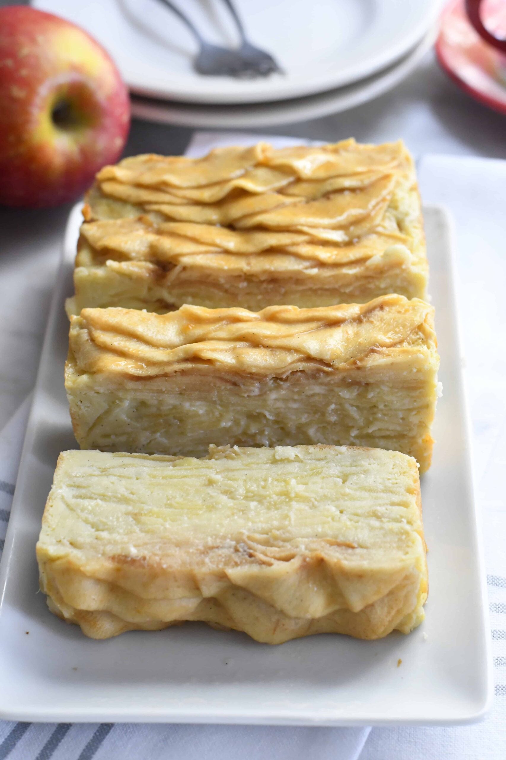 Invisible Apple Loaf Cake