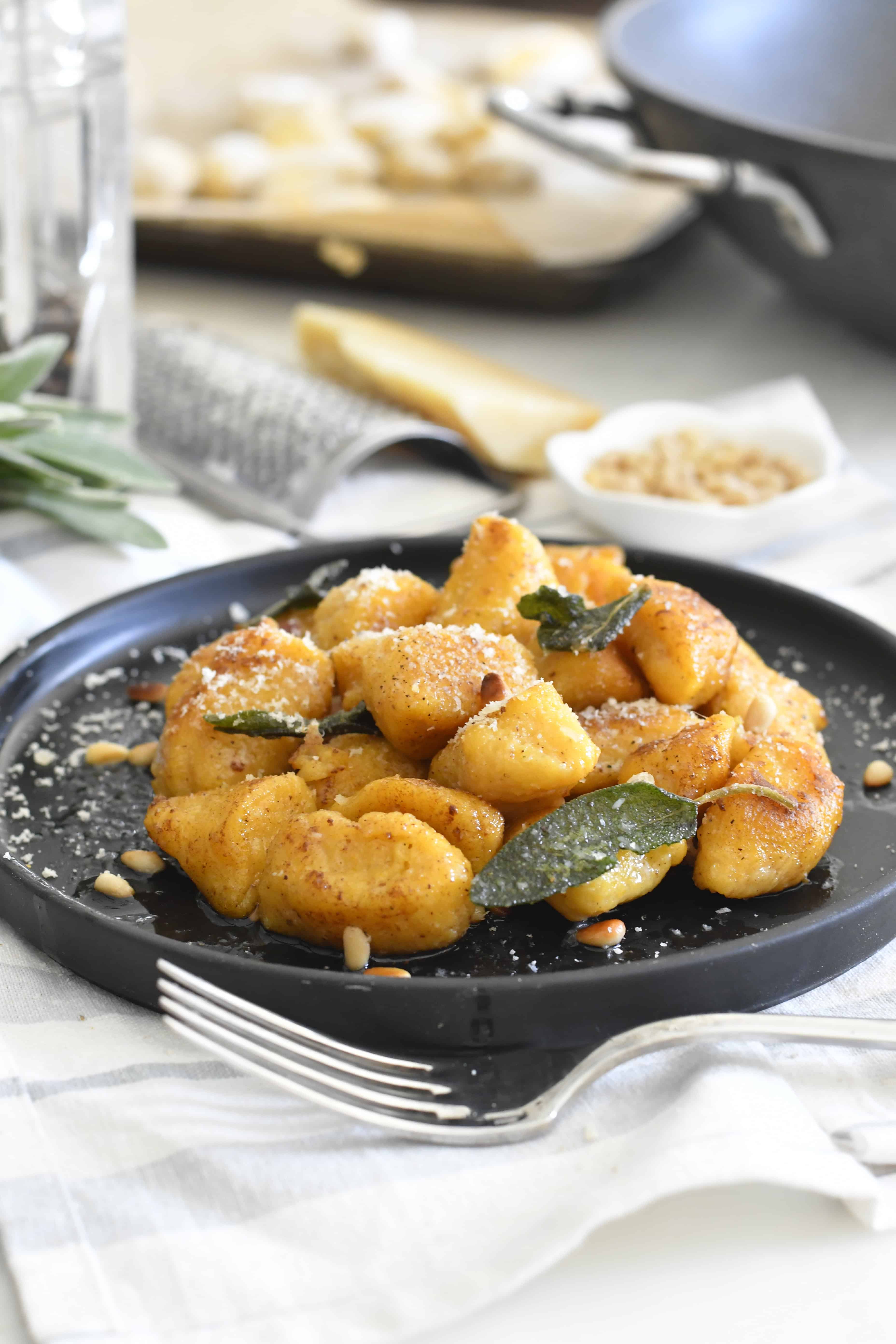 Butternut Squash Gnocchi with Crispy Sage and Pine Nuts