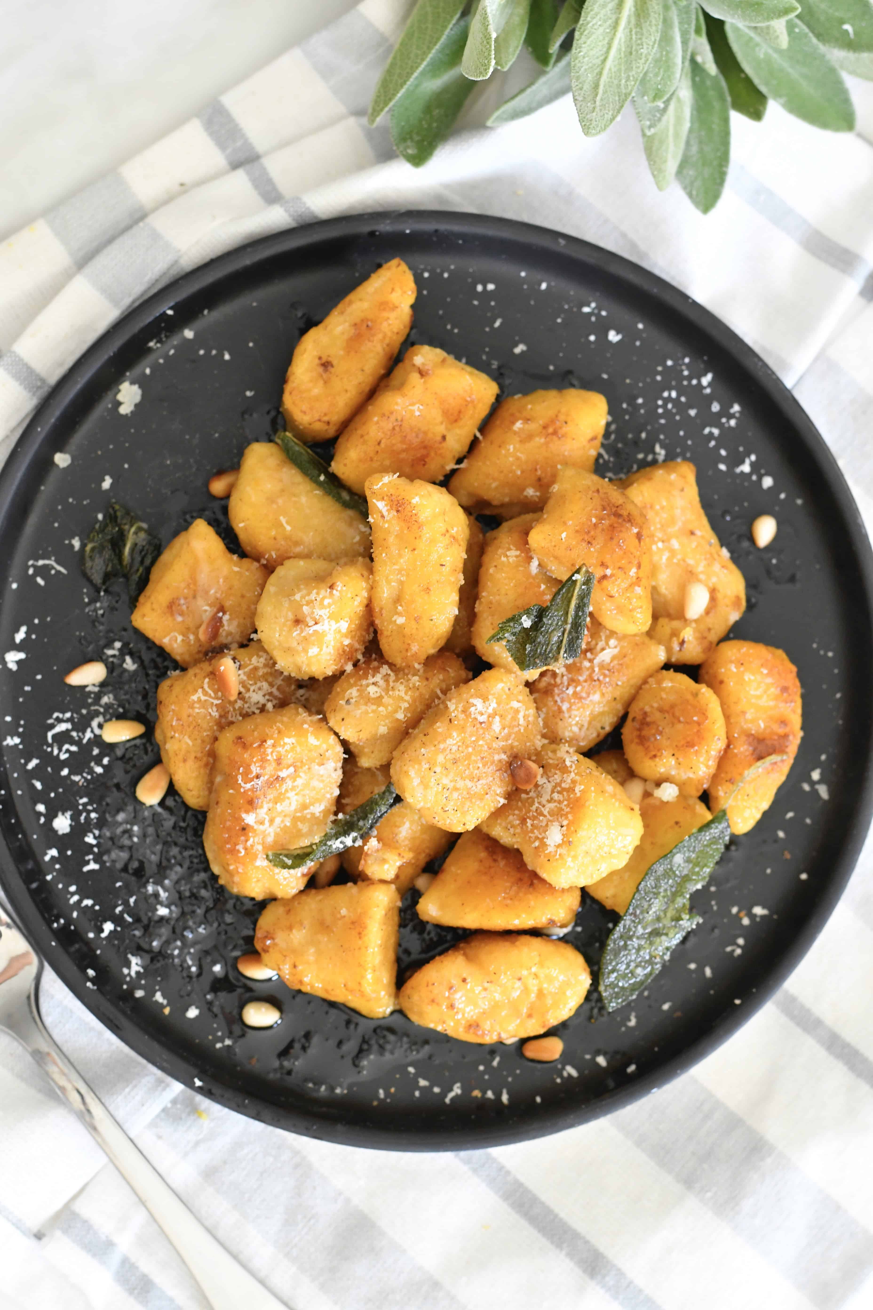 Butternut Squash Gnocchi with Crispy Sage and Pine Nuts