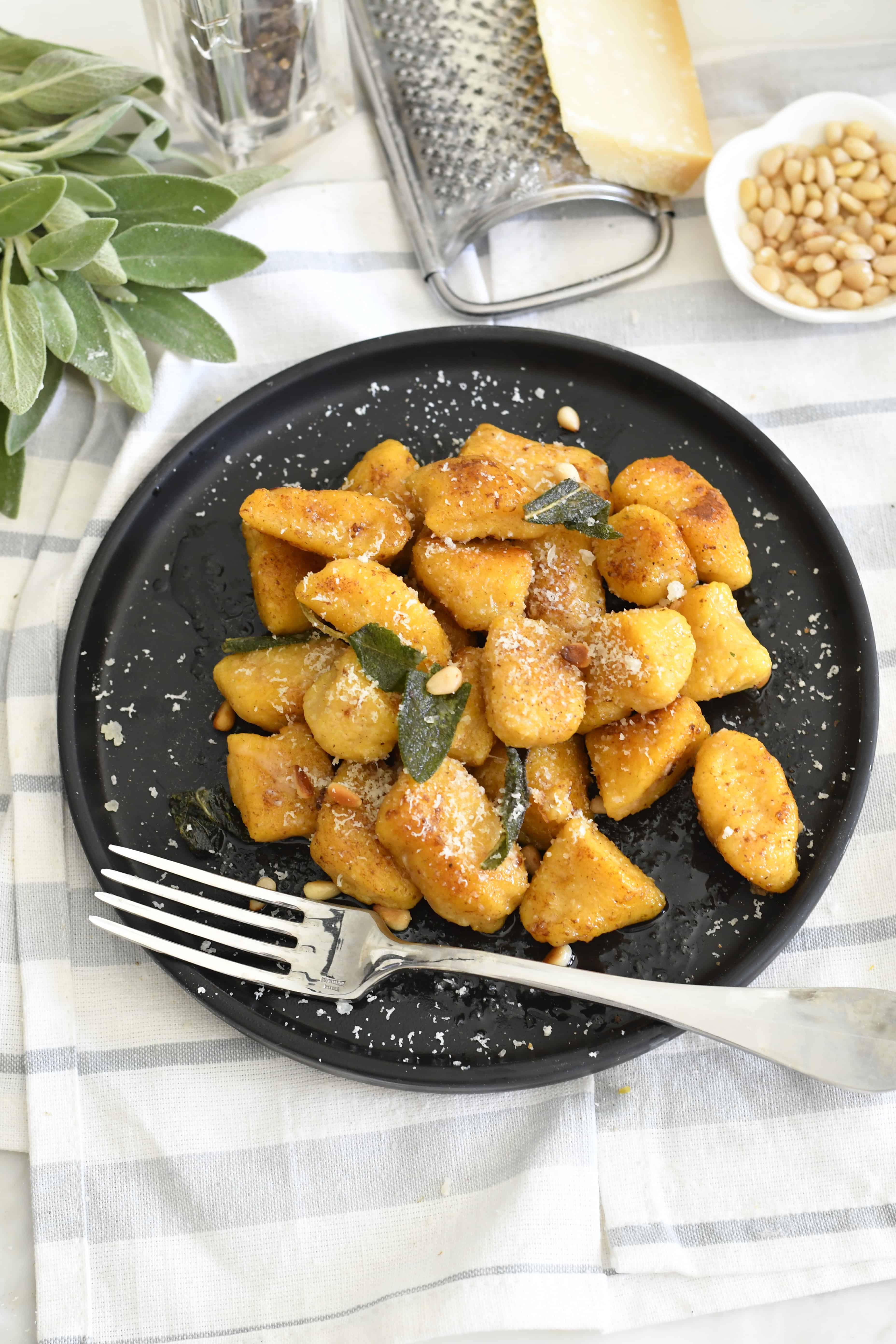 Butternut Squash Gnocchi with Crispy Sage and Pine Nuts