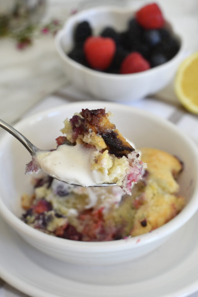 easy to make berry cobbler recipe