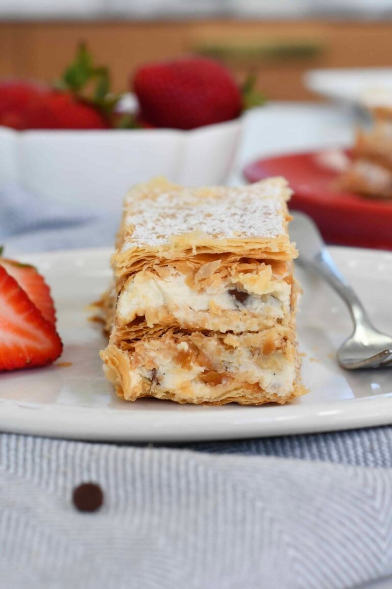Millefoglie with Ricotta and Chocolate Chips